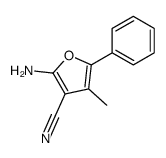 2-amino-4-methyl-5-phenylfuran-3-carbonitrile结构式