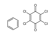 Chloranil-Benzol-Komplex结构式