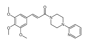 1-(2-Pyridyl)-4-[2-(3,4,5-trimethoxyphenyl)ethenylcarbonyl]piperazine picture