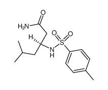 L-β-Tosylamino-isooenanthsaeureamide结构式