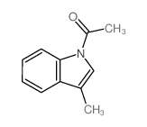 Ethanone,1-(3-methyl-1H-indol-1-yl)-结构式