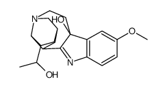 (2S)-1,2,3,4,4aβ,5,6,7,7a,12bβ-Decahydro-4α-(1-hydroxyethyl)-9-methoxy-2α,5α-methanoindolo[3,2-d][1]benzazepin-7a-ol Structure