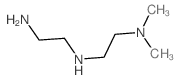 N1-(2-氨基乙基)-N2,N2-二甲基乙烷-1,2-二胺结构式
