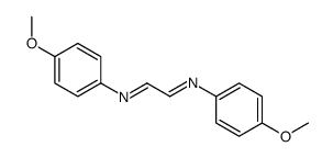 N,N'-bis(4-methoxyphenyl)ethane-1,2-diimine Structure