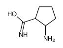 Cyclopentanecarboxamide, 2-amino- (9CI) Structure