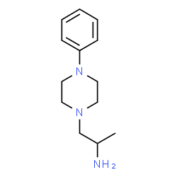 1-(4-phenylpiperazin-1-yl)propan-2-amine结构式