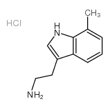 2-(7-methyl-1h-indol-3-yl)ethylamine hydrochloride Structure