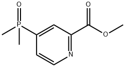 methyl 4-(dimethylphosphoryl)pyridine-2-carboxylate structure