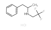 Benzeneethanamine, a-methyl-N-(2,2,2-trifluoroethyl)-,hydrochloride (1:1)结构式