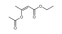 cis-3-acetoxycrotonate结构式