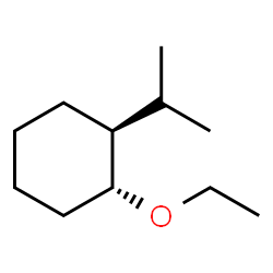 Cyclohexane, 1-ethoxy-2-(1-methylethyl)-, (1R,2S)-rel- (9CI) Structure