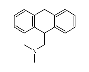 N,N-dimethyl-N-(9,10-dihydroanthryl-9-methyl)amine结构式
