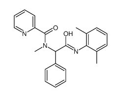 2-Pyridinecarboxamide,N-[2-[(2,6-dimethylphenyl)amino]-2-oxo-1-phenylethyl]-N-methyl-(9CI)结构式
