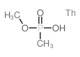 Phosphonic acid,methyl-, monomethyl ester, thorium(4+) salt (8CI) structure