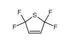 3H,4H-tetrafluoro-3-thiolen结构式