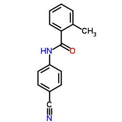 N-(4-Cyanophenyl)-2-methylbenzamide结构式