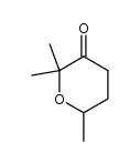2,2,6-trimethyl-dihydro-pyran-3-one结构式