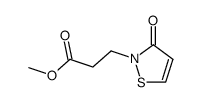 3-(3-氧代-2-异噻唑基)丙酸甲酯结构式