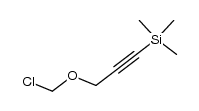 7-Chlor-2,2-dimethyl-6-oxa-2-silahept-3-in Structure