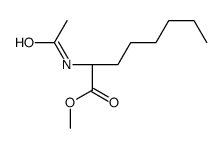 methyl (2S)-2-acetamidooctanoate Structure