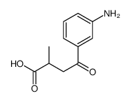 4-(3-Aminophenyl)-2-methyl-4-oxobutyric acid Structure
