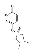 thiophosphoric acid O,O'-diethyl ester O''-(6-oxo-1,6-dihydro-pyridazin-3-yl) ester结构式