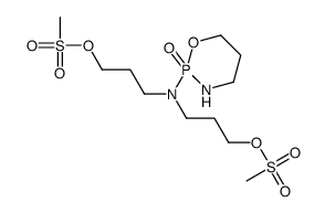 3-[3-methylsulfonyloxypropyl-(2-oxo-1,3,2λ5-oxazaphosphinan-2-yl)amino]propyl methanesulfonate结构式