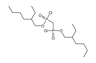 3-[[chloro-[[chloro(2-ethylhexoxy)phosphoryl]methyl]phosphoryl]oxymethyl]heptane Structure