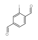 2-碘-1,4-苯二羧醛结构式