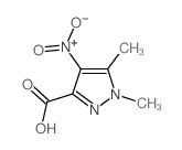 1,5-DIMETHYL-4-NITRO-1 H-PYRAZOLE-3-CARBOXYLIC ACID structure