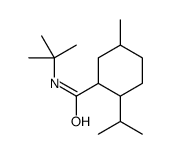 N-(1,1-dimethylethyl)-2-isopropyl-5-methylcyclohexanecarboxamide Structure