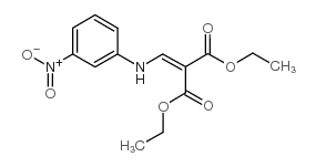 diethyl 2-[(3-nitroanilino)methylidene]propanedioate Structure