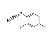 2-azido-1,3-diiodo-5-methyl-benzene Structure