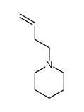 1-(but-3-en-1-yl)piperidine Structure