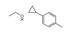 BENZENE, 1-(2-ETHOXYCYCLOPROPYL)-4-METHYL- Structure