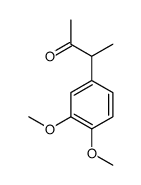 3-(3,4-dimethoxyphenyl)butan-2-one结构式