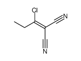 2-(1-chloropropylidene)propanedinitrile Structure