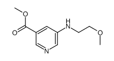 3-Pyridinecarboxylicacid,5-[(2-methoxyethyl)amino]-,methylester(9CI) picture