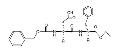 Z-L-aspartyl-L-phenylalanine ethyl ester结构式