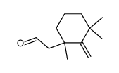 2-(1,3,3-Trimethyl-2-methylenecyclohexyl)acetaldehyde Structure