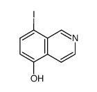 8-IODOISOQUINOLIN-5-OL structure