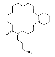 (18R)-6-(3-aminopropyl)-1,6-diazabicyclo[16.4.0]docosan-7-one Structure