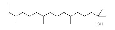 2,6,10,14-tetramethylhexadecan-2-ol Structure