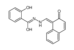 2-hydroxy-1-naphthalaldehyde salicyloylhydrazone结构式