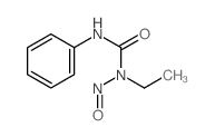 Urea, 1-ethyl-1-nitroso-3-phenyl- Structure