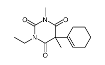 5-(1-Cyclohexen-1-yl)-1-ethyl-3,5-dimethyl-2,4,6(1H,3H,5H)-pyrimidinetrione Structure