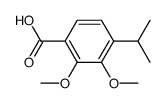 2,3-dimethoxy-4-isopropyl benzoic acid Structure