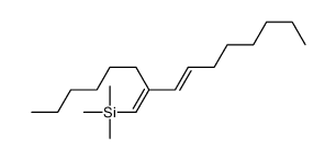 2-hexyldeca-1,3-dienyl(trimethyl)silane Structure