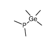 Dimethyl(trimethylgermyl)phosphin Structure