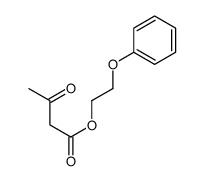 2-phenoxyethyl 3-oxobutanoate结构式